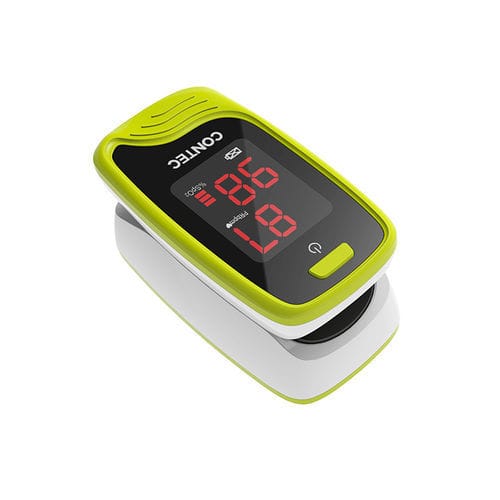 Pulsioxímetro de dedo - CMS50L-Pro - Contec Medical Systems - médico / alimentado por batería / verde