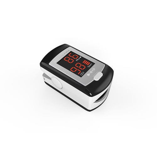 Pulsioxímetro de dedo - CMS50EL - Contec Medical Systems - médico / alimentado por batería / negro