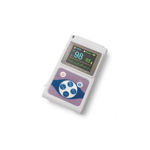 Pulsioxímetro portátil de mano - CMS60D  - Contec Medical Systems - médico / para asistencia domiciliaria / alimentado por batería