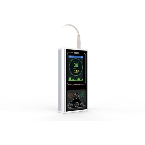 Monitor de paciente de mano - CA20M - Contec Medical Systems - de frecuencia respiratoria / de frecuencia cardíaca / de capnografía
