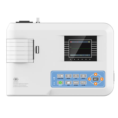 Electrocardiógrafo para diagnóstico en reposo - ECG100G  - Contec Medical Systems - 1 canal / digital / con impresora