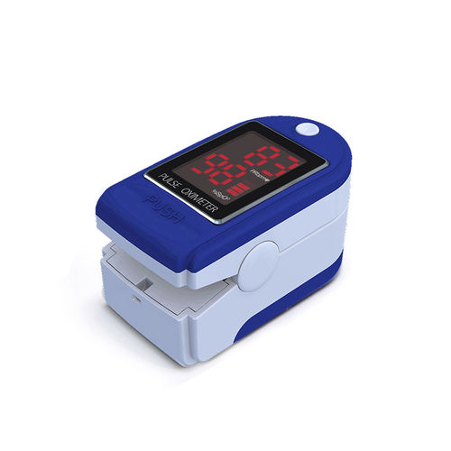 Pulsioxímetro de dedo - CMS50DL  - Contec Medical Systems - médico / alimentado por batería / azul