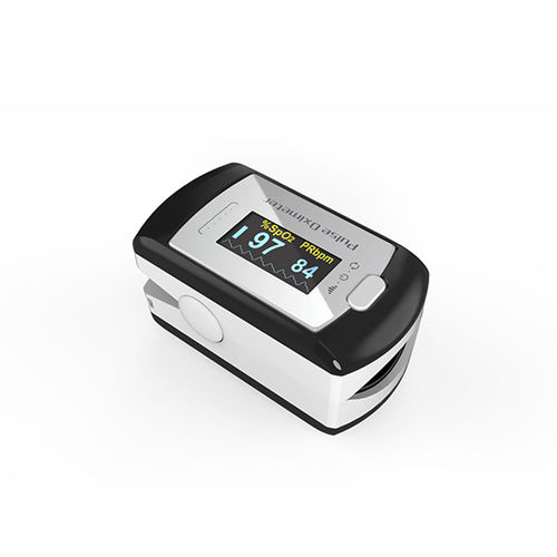 Pulsioxímetro de dedo - CMS50ED  - Contec Medical Systems - médico / alimentado por batería / negro