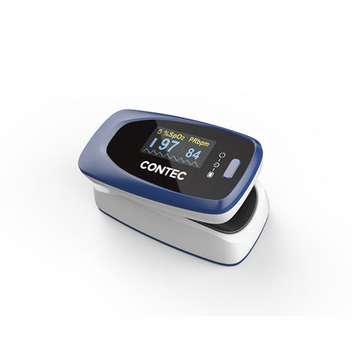 Pulsioxímetro de dedo - CMS50D2  - Contec Medical Systems - médico / para asistencia domiciliaria / alimentado por batería