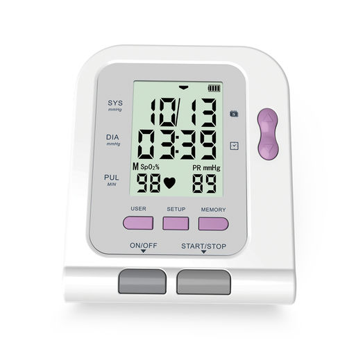 Tensiómetro electrónico automática - CONTEC08C - Contec Medical Systems - de mesa / con batería recargable / con manguito para adulto