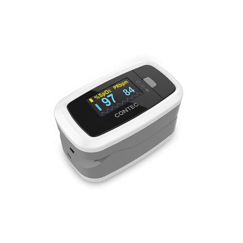 Pulsioxímetro de dedo - CMS50D1A - Contec Medical Systems - médico / para hospital / alimentado por batería
