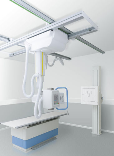 Sistema de radiografía digital - C400 - CONTROL-X Medical - para radiografía polivalente / con Bucky en el suelo / con brazo portatubos telescópico de techo