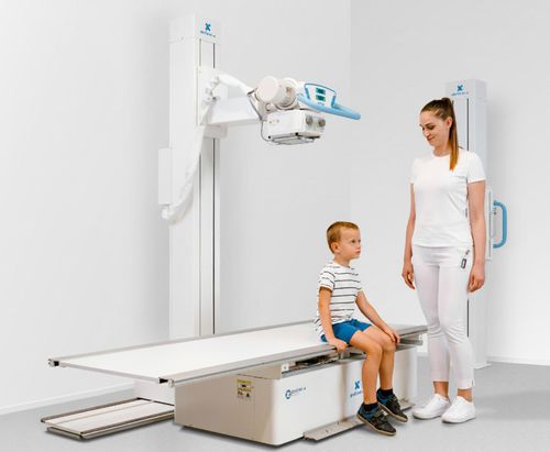 Sistema de radiografía digital - Perform-X F100 - CONTROL-X Medical - para radiografía polivalente / para radiografía pediátrica / con Bucky en el suelo