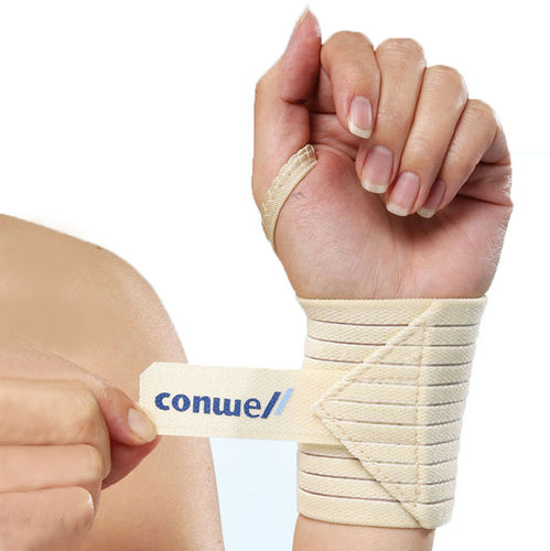 Banda de sujeción para muñeca - 53110 - Conwell Medical - con orificio para el dedo pulgar