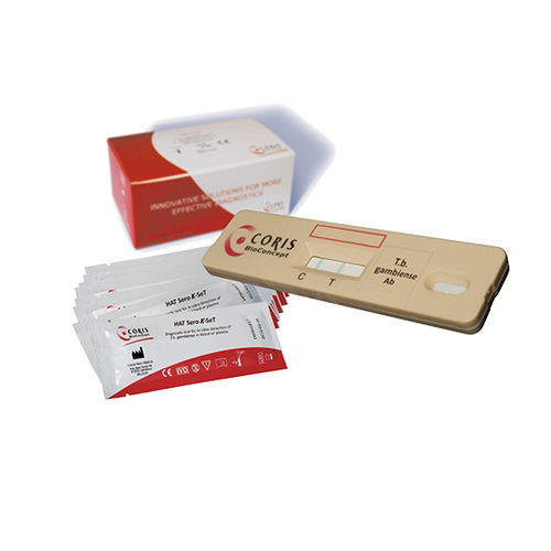 Kit de prueba de tripanosomiasis - HAT Sero K-SeT - Coris BioConcept - de suero / por plasma / de sangre total