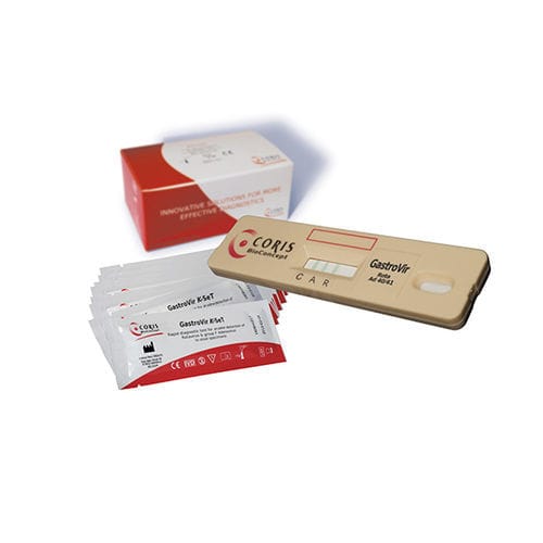 Kit de prueba de enfermedades gastrointestinales - K-1516 - Coris BioConcept - para antígenos / de adenovirus / de rotavirus
