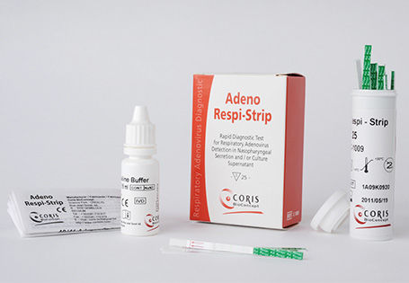 Tira de prueba de enfermedades respiratorias - C-1009 - Coris BioConcept - de adenovirus / nasofaríngea