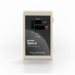 Monitor de constantes vitales compacto - MiniSpO2T® 503DX - Criticare Systems - de mano / de frecuencia cardíaca / SpO2