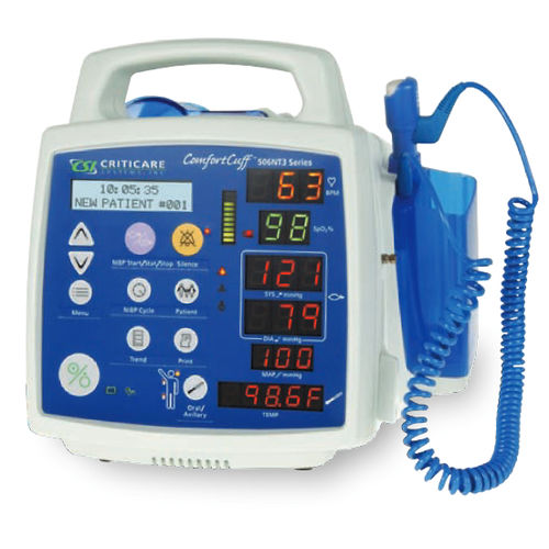 Monitor de constantes vitales portátil - VitalCare™ 506N3 - Criticare Systems - compacto / TEMP / de frecuencia cardíaca