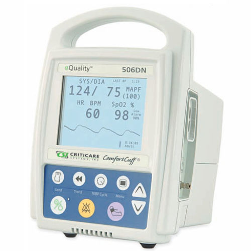 Monitor de paciente portátil - eQuality ™ 506DN - Criticare Systems - compacto / de frecuencia cardíaca / PNI