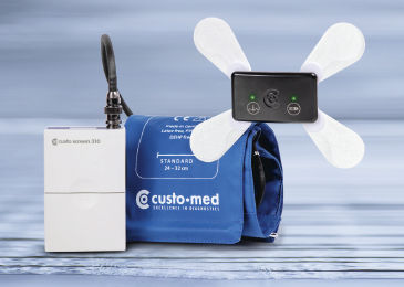 Monitor de paciente portátil - custo med GmbH - ECG / MAPA / para cuidados intensivos