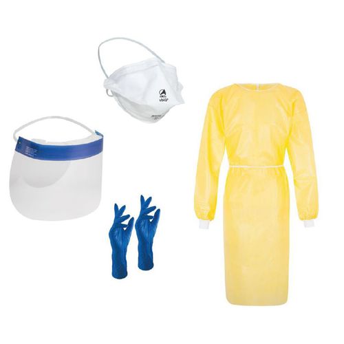 Kit médico de prevención - 9008 - DACH Schutzbekleidung - de emergencia / desechable / con guantes