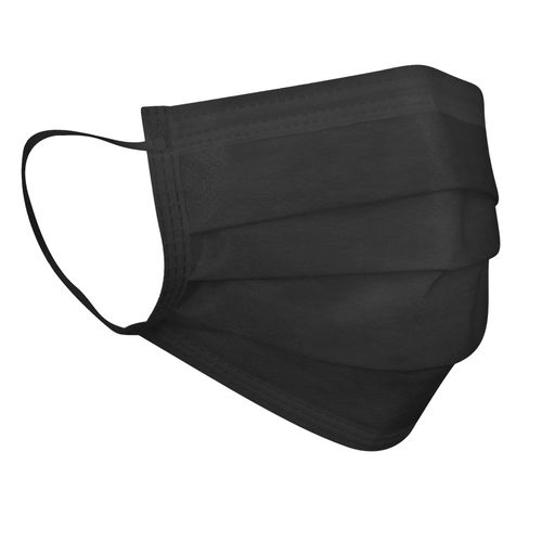 Mascarilla quirúrgica de tipo IIR - 204 - DACH Schutzbekleidung - de polipropileno / para adulto / negra