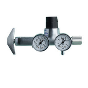 Regulador de presión de oxígeno - 33062 - Dameca - de laboratorio / doble / Pin-Index