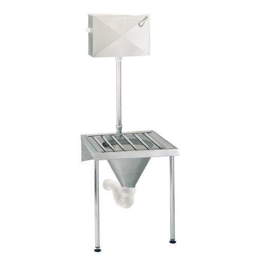 Fregadero Para el lavadero sucio - Slop Hopper HP20 - DDC - para lavadero sucio / para hospital / 1 estación
