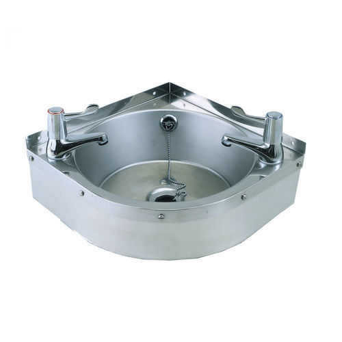 Fregadero Para el lavadero sucio - Corner  - DDC - para lavadero sucio / para centro sanitario / para hospital