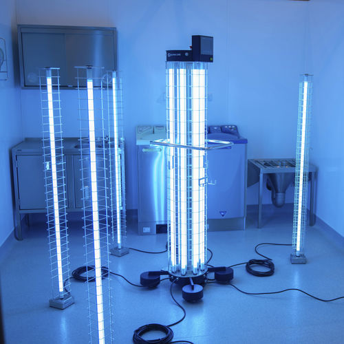 Sistema de desinfección UV - UVC Multitower - DDC - UVC / móvil / automatizado