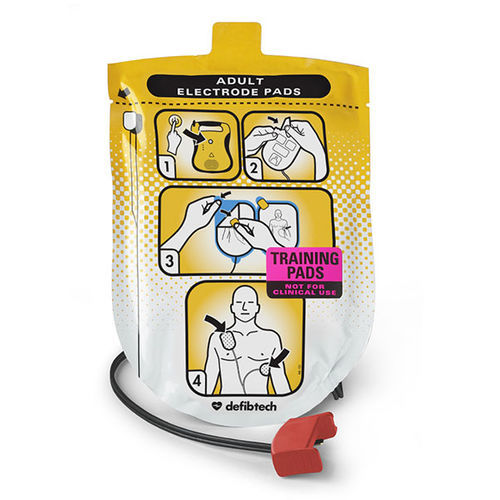 Electrodo de desfibrilación pad - DDP-101TR - Defibtech - de un solo uso
