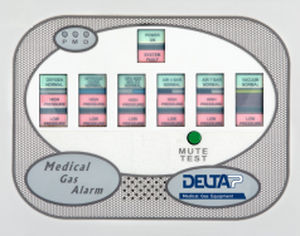 Sistema de alarma de zona - HTM 2022/02-01 - DELTA P  - para gases médicos