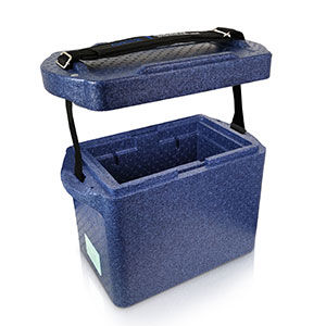 Recipiente para muestras para transporte - B 1000 34 - delta T - Gesellschaft für Medizintechnik - biológico / de polipropileno / aislante