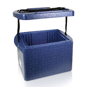 Recipiente para muestras para transporte -  B 1000 31 - delta T - Gesellschaft für Medizintechnik - biológico / de polipropileno / aislante