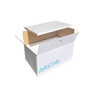 Caja de embalaje de transporte - B 1200 01 - delta T - Gesellschaft für Medizintechnik - para muestras biológicas / para productos farmacéuticos / para vacunas