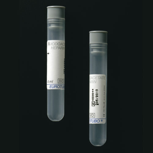 Tubo de extracción de laboratorio - 602002 - Deltalab - cilíndrico / de sangre / de polipropileno