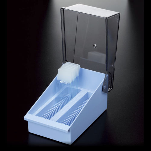 Caja para portaobjetos de microscopio - 19274.5 - Deltalab - para almacenamiento