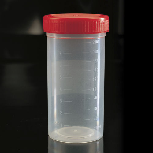Recipiente para muestras para almacenamiento - 409902 - Deltalab - de polipropileno / de polietileno / con tapón