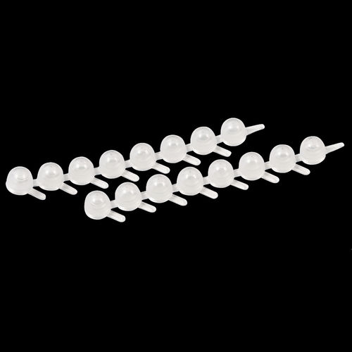 Tapón para tiras de tubos para PCR - 409005 - Deltalab - de polietileno