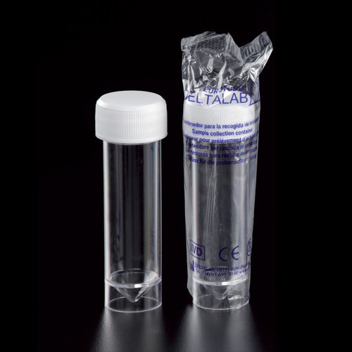 Recipiente para muestras de poliestireno - 309202 - Deltalab - con tapón de rosca