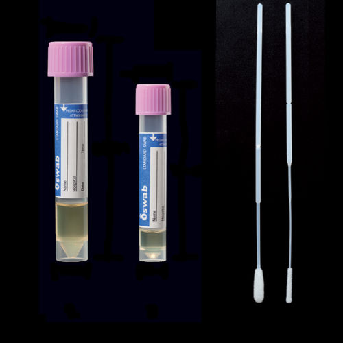 Hisopo de microbiología - 304305KF - Deltalab - para virus / con medio de transporte / estéril