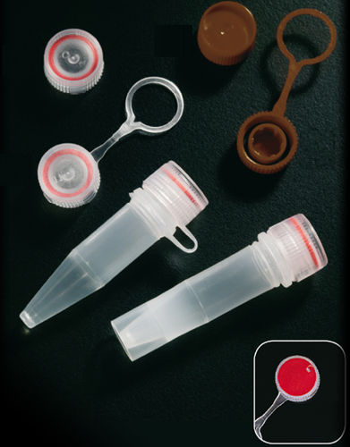 Tapón para microtubos - 409007.N - Deltalab - de rosca / de polipropileno