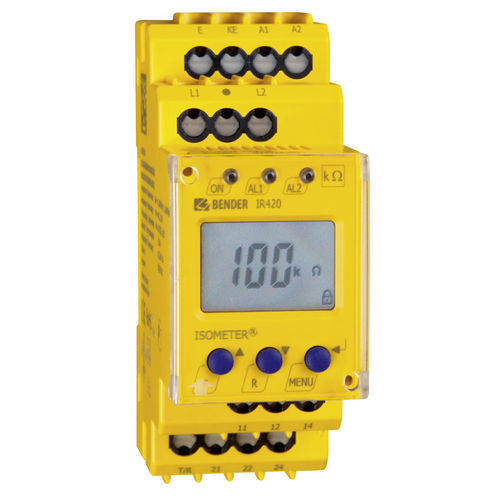Monitor de pruebasing de control - ISOMETER® IR420-D4 - Bender - de seguridad eléctrica / para sistema IT médico / automática