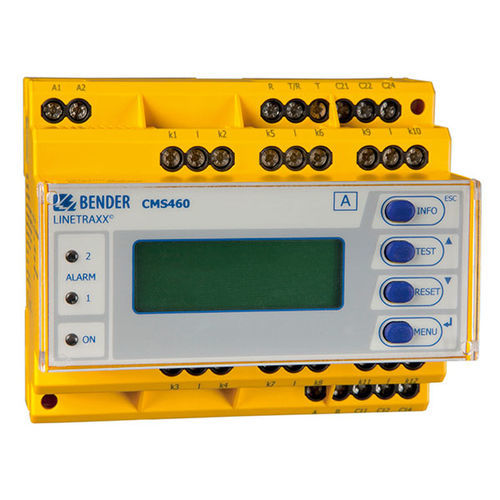 Dispositivo supervisor de aislamiento para quirófanos - LINETRAXX® CMS460-D - Bender - para la unidad de vigilancia intensiva / para locales médicos del grupo 2 / IEC 60364-7-710