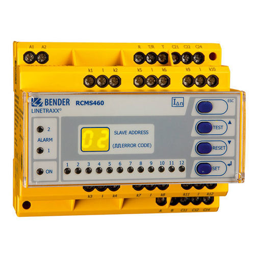 Monitor de pruebasing de seguridad eléctrica - LINETRAXX® RCMS460-L - Bender - para sistema IT médico