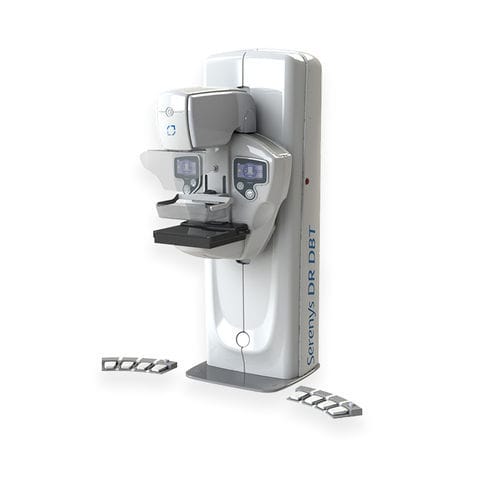 Mamógrafo digital para tomosíntesis de mama - SERENYS DR DBT - DMS Imaging - para biopsia mamaria estereotáctica