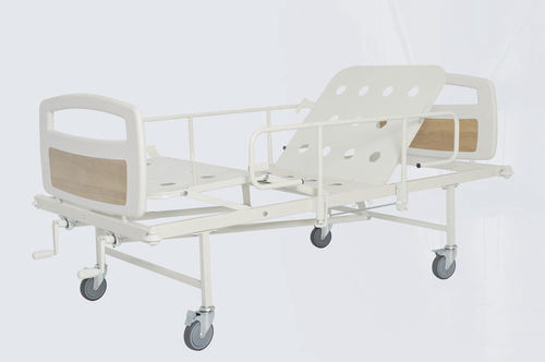 Cama de hospital - SIMPLE 7 - DOLSAN MEDICAL - manual / de altura fija / con ruedas