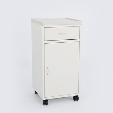 Mesa de cabecera con ruedas - 90105101 - DOLSAN MEDICAL - con compartimentos