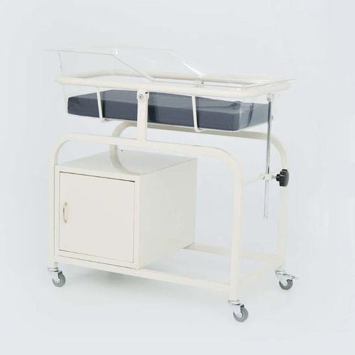 Cuna hospitalaria Trendelenburg invertida - EMBRACE 1 - DOLSAN MEDICAL - Trendelenburg / con ruedas / con espacio de almacenamiento