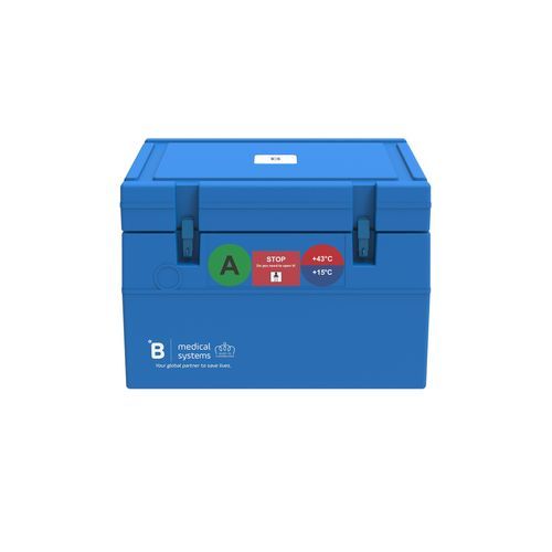 Refrigerador para vacunas - RCW25-FF - B Medical Systems - con cofre / portátil / ultrarrobusto
