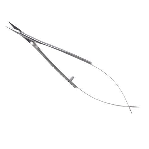 Tijera para cirugía - Vannas - DTR Medical   - para humanos / curvada