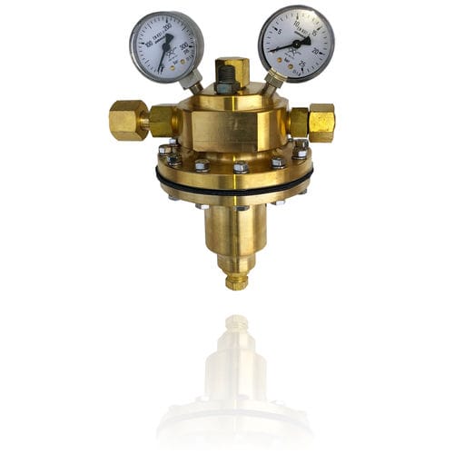 Regulador de presión de gases médicos - DZ Medicale   - de laboratorio / monoetapa / doble