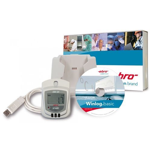 Registrador de datos de temperatura - EBI 20-TH1 - ebro Electronic - de humedad