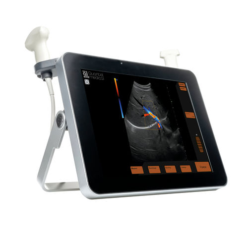 Ecógrafo portátil - EvoTouch+ - Quantel Medical - Interventional Imaging - para ecografía polivalente / doppler-color / blanco y negro